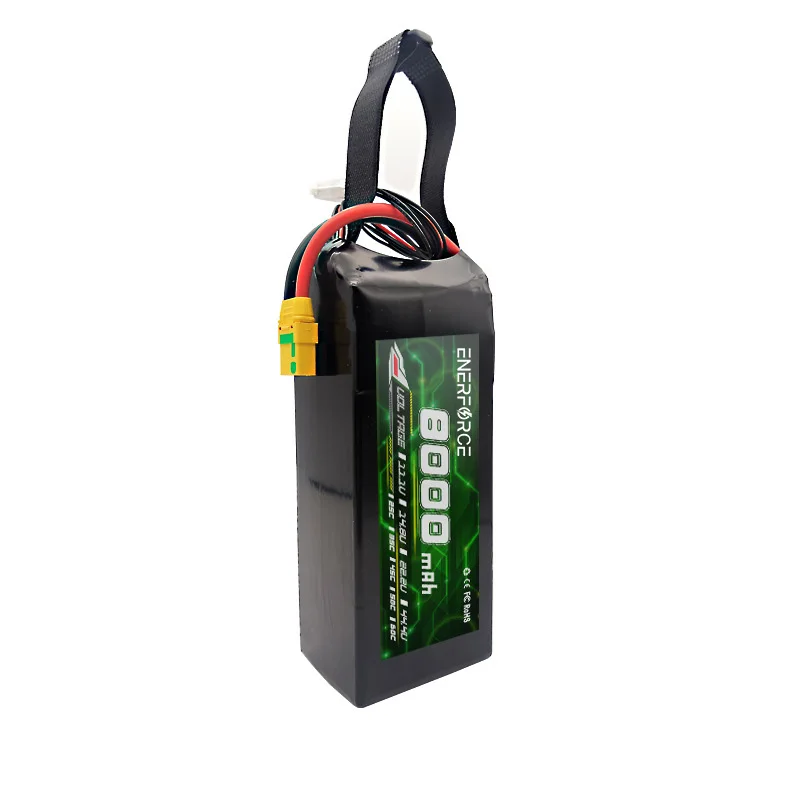 Enerforce 8000 mAh 2S-6S 22 2 V Высокая скорость 35C воздушный Дрон многоосевой протектор для растений