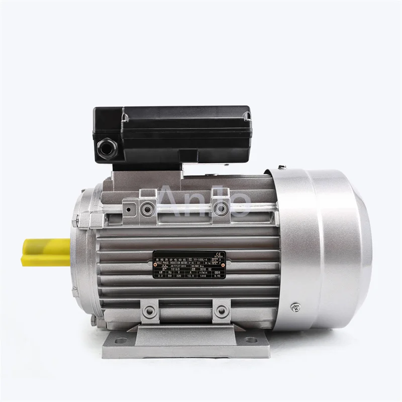 High Quality 2.5HP 5.4HP Price Wholesale 220V 380V Variable Speed Induction Asynchronous Single Phase Electric Motor