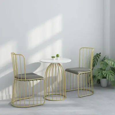 
China suppliers high quality dining table chair modern metaldining chair dinner table high stool 