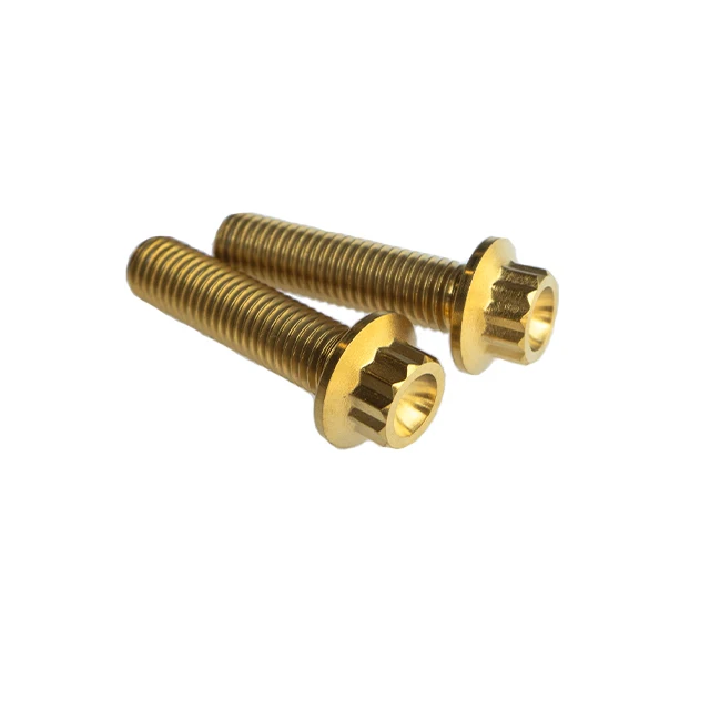 Titanium  gold  12 points bolts M7*27   M7*32