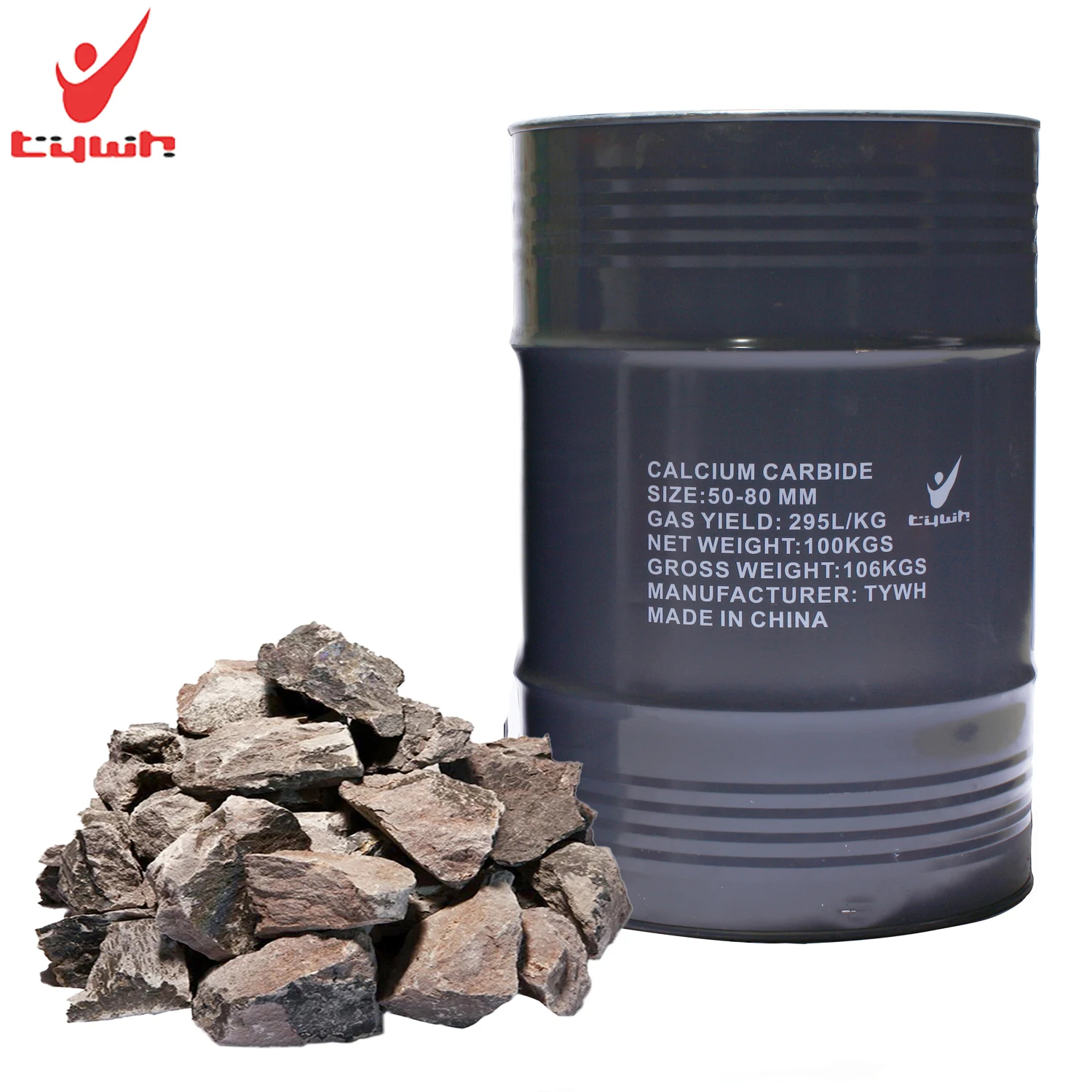 Cheap Price Chemical Inorganic Quality Production High Yield 295Kg/L Acetylene Gas 50-80mm Calcium Carbide