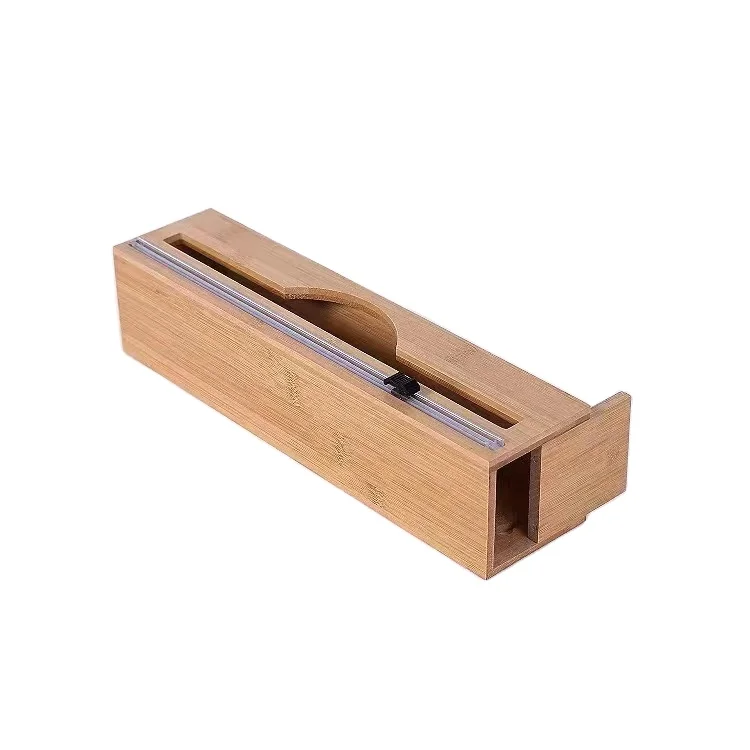 Plastic wrap cutting box Kitchen drawer cutting tool Tinfoil box with cutter European style