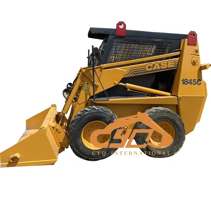Used Case 1845C Small Skid Steer Front End Loader with Bucket Mini Skid Steer Loader for Sale Provided USA 2016 2800 - 2850 Kg