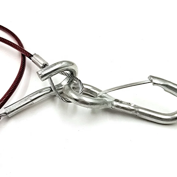 Steel String Light Suspension Hanging Kit Safety Wire Rope Sling