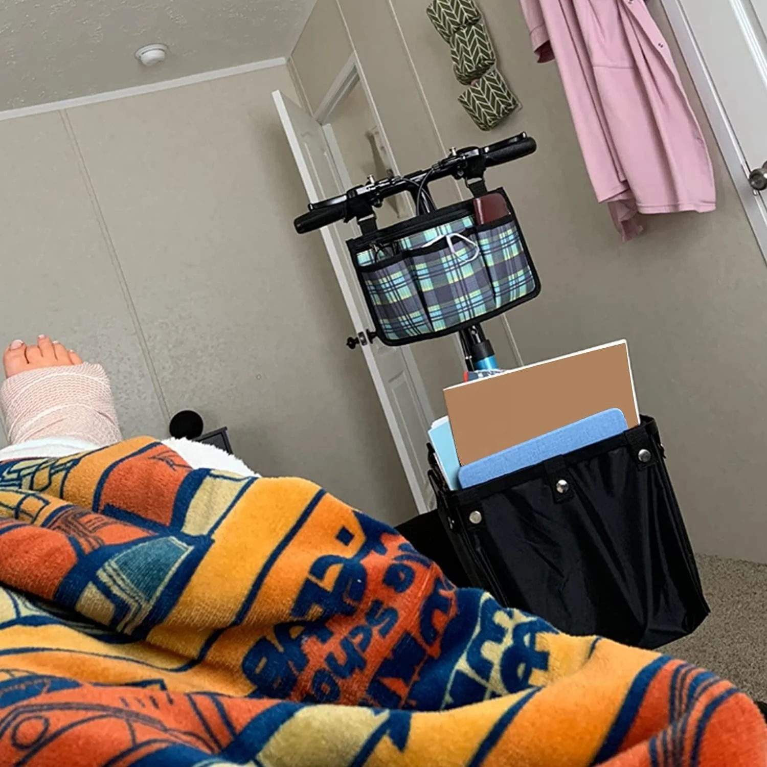 Аксессуары для инвалидных колясок Topfeng, водонепроницаемые сумки для инвалидных колясок, органайзеры для хранения на спине, подлокотники, карман-Органайзер