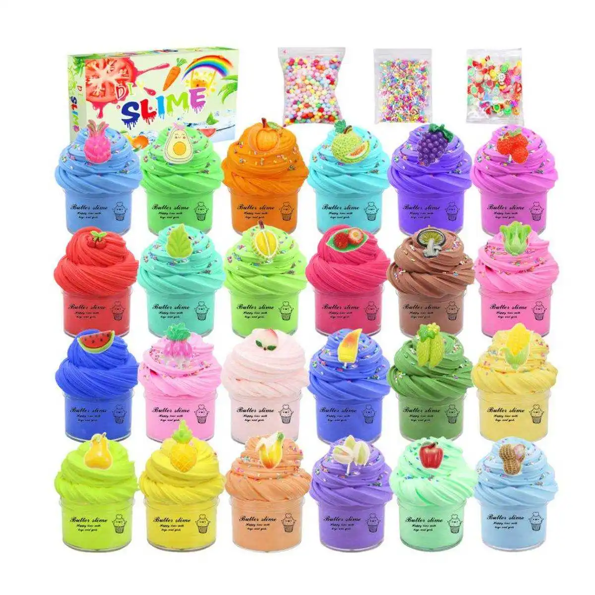 Factory Wholesale Cotton Clay Space Clay Translucent Odorless Crystal Clay