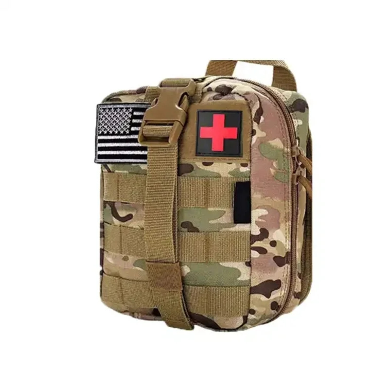 Survival First Aid Kit  Ifak Trauma Med Kit Emergency Medical Chest Seal Bleeding Control Kit, Tactical Molle Pouch for Travel