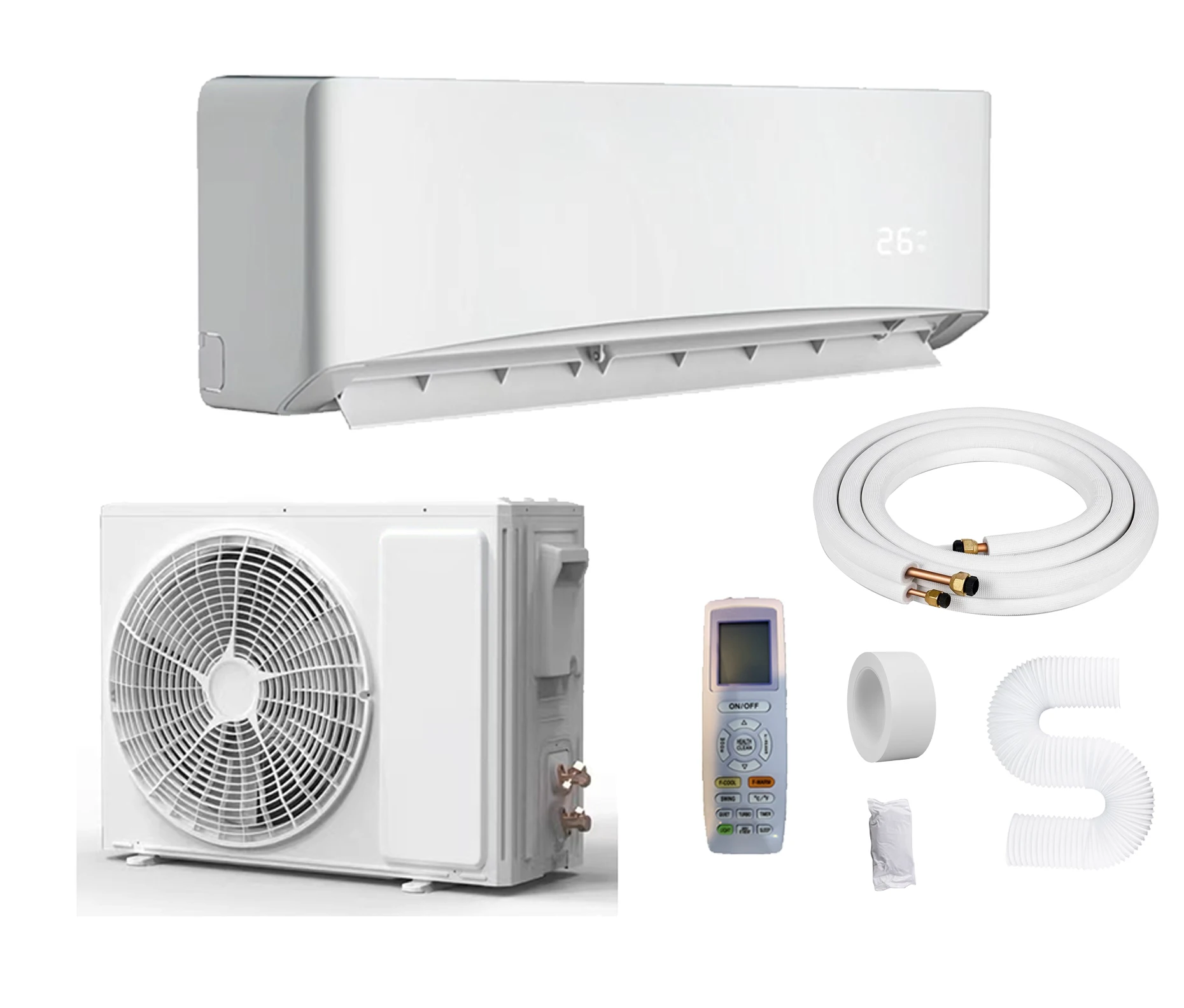 12000BTU 1TON 1 5 P профессиональная Заводская система 9000Btu 220 В 50 Гц быстрое охлаждение и нагрев переменного тока сплит-система