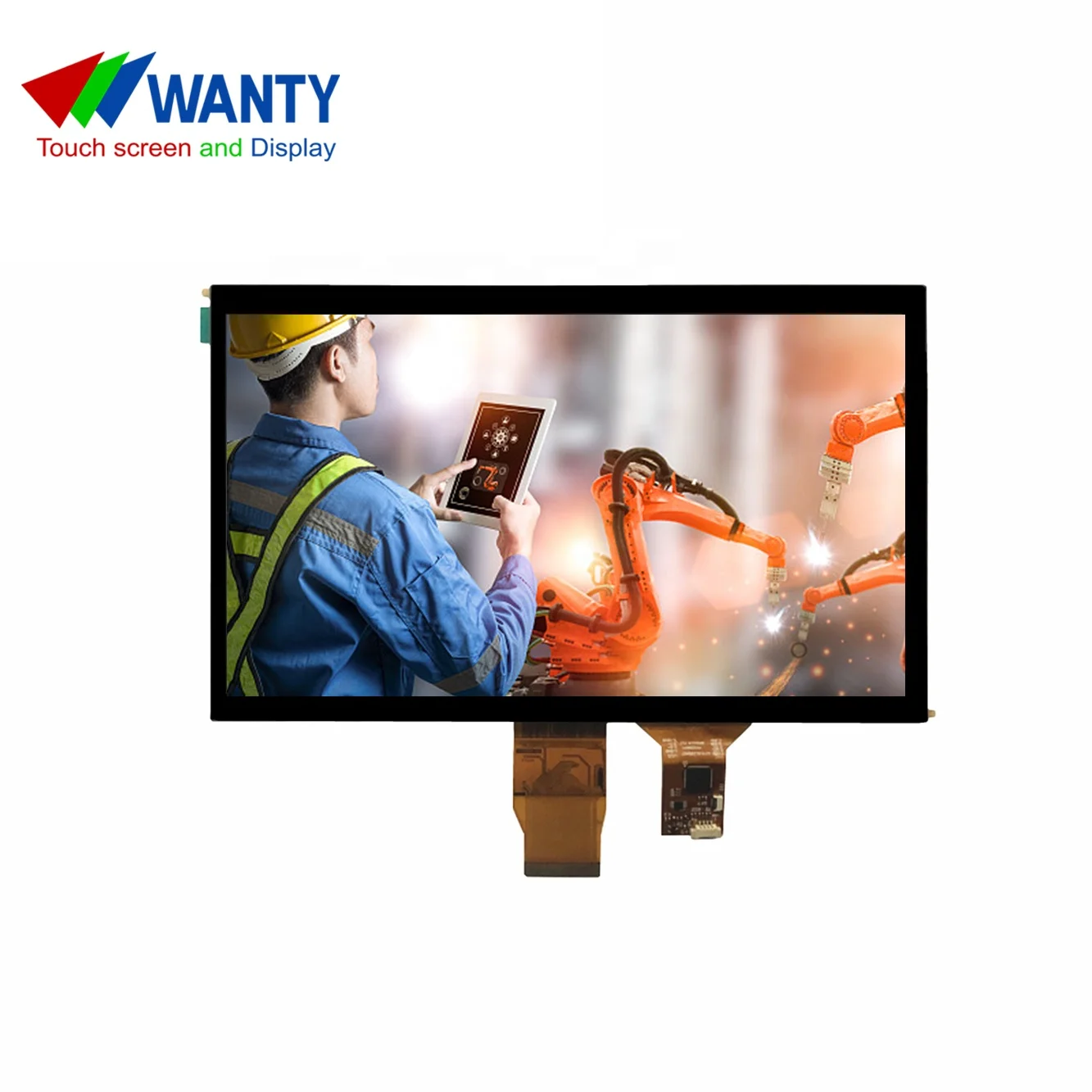 WANTY 10,1 дюймов G + G PCAP Проективная Сенсорная панель емкостный сенсорный экран 1024*600 TFT IPS RGB сенсорный ЖК-дисплей