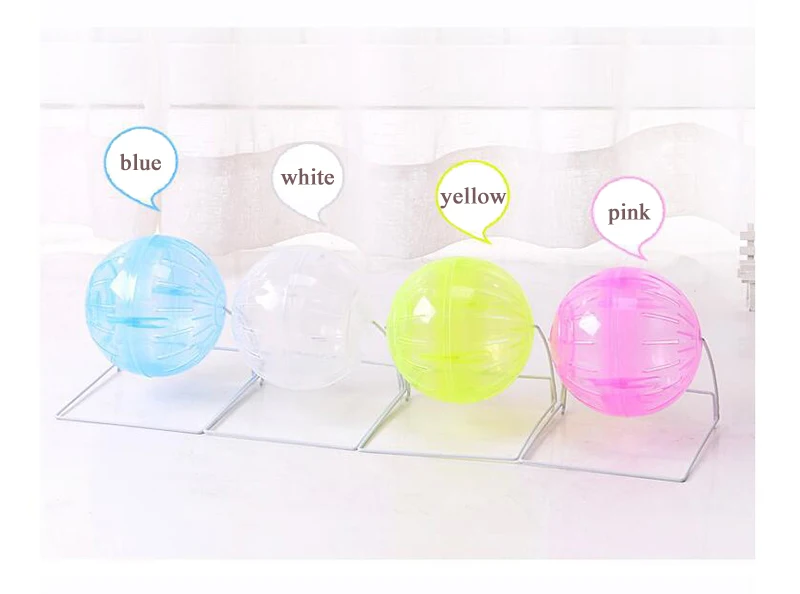 1pc Hamster Ball Rat Toys Pet Chinchilla Ball Hamster Gerbil Rat Jogging Exercise Ball Cage Mini-trot Play Toys Hamster Products