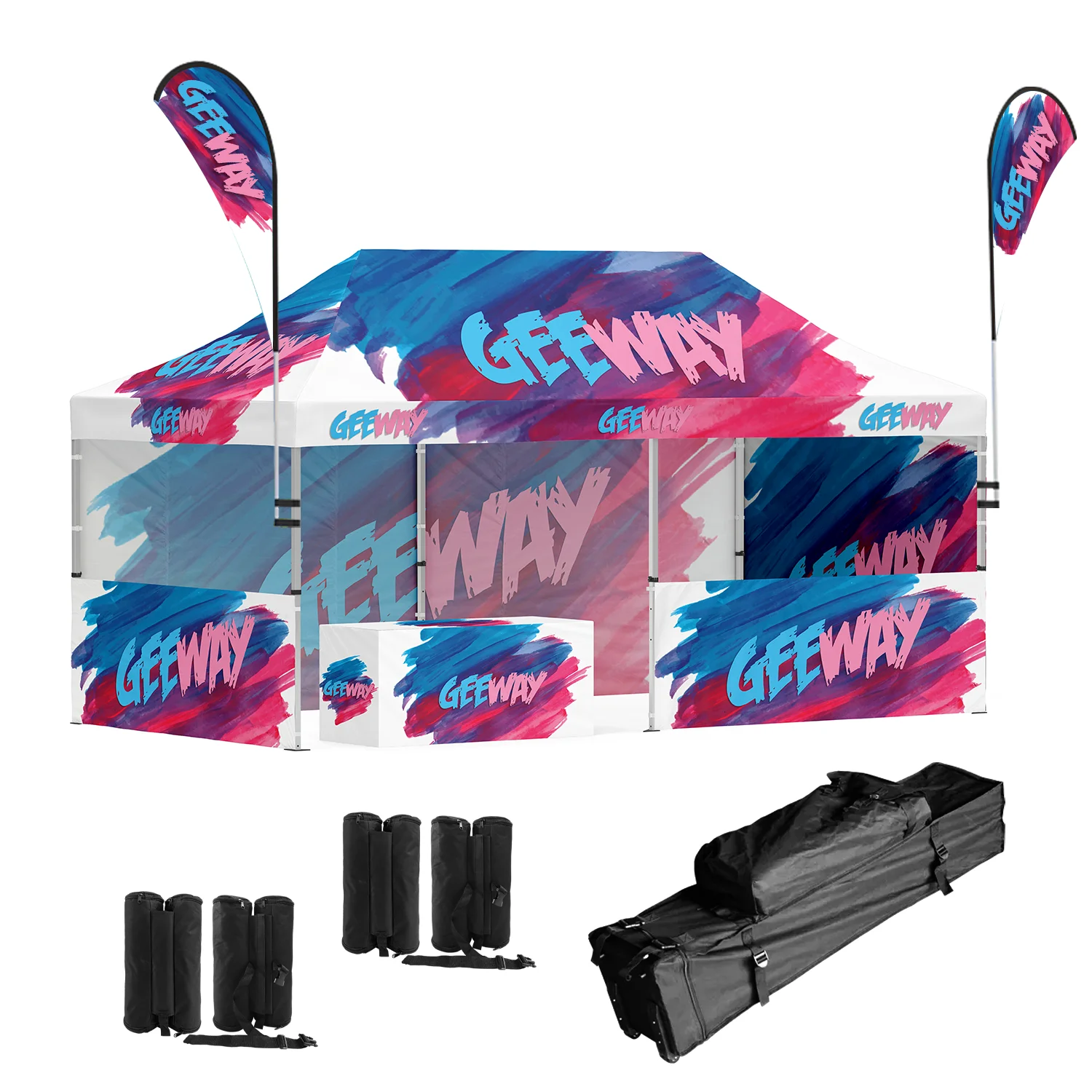 Promotion Trade Show gazebo 3x6 canopy adverttising for trade show tent 20x10 tent Custom Sale quality 10x10 canopy tent 10x10