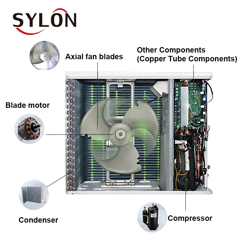R32 Gas Mini Split Air Conditioners 9000 Btu Home Use Split System Air Conditioning With Smart Wifi Control For Outdoor