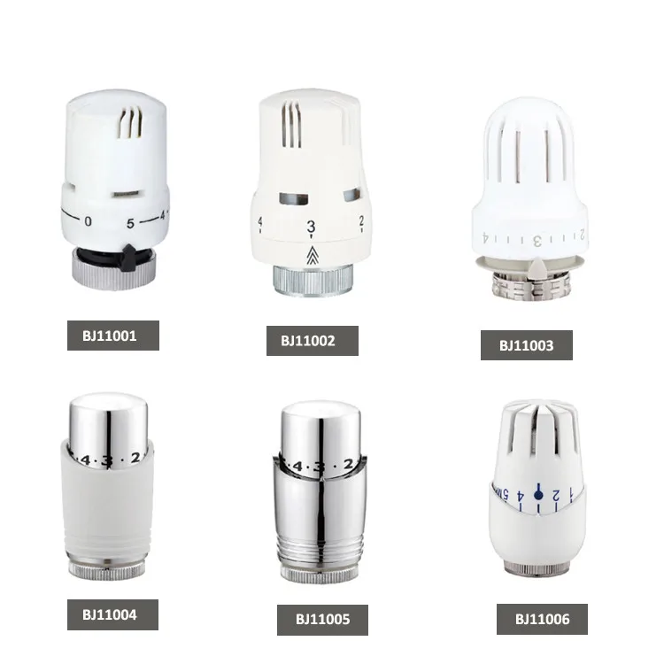 wholesale temperature control valve radiator thermostat head and made in China