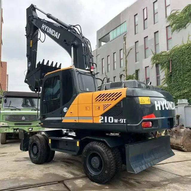 Оригинальный использованный гидравлический экскаватор Hyundai 210w-9s 210w-7 150w-9 для продажи