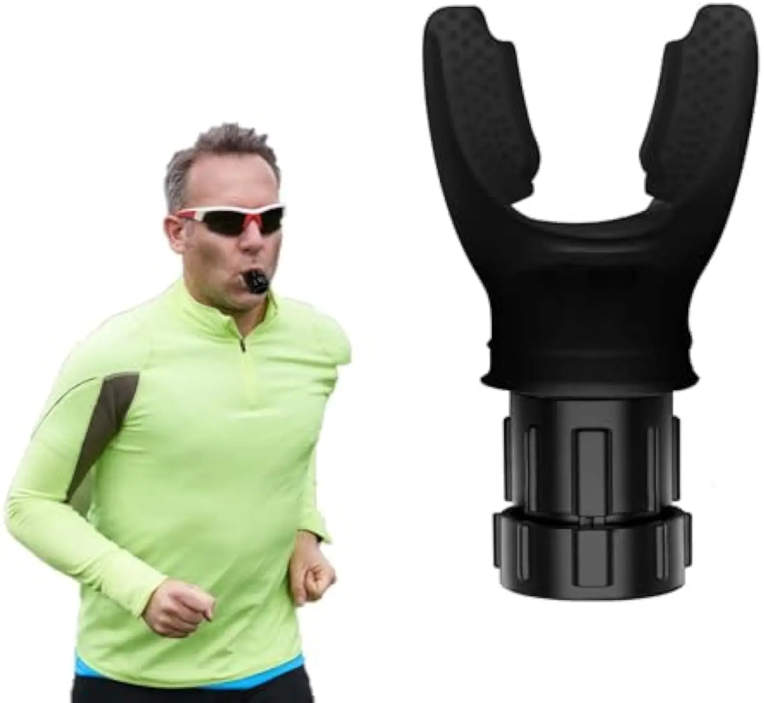 Personal Sport Respiratory Trainer Silicon lung exercise machine Adjustable Resistance Lung breathing trainer