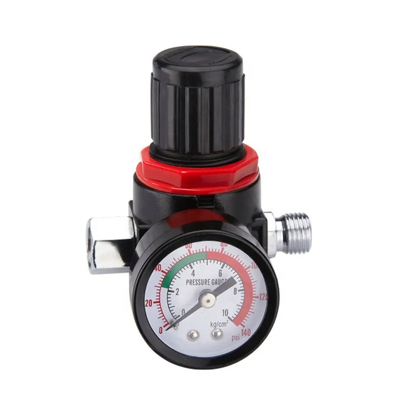 Pneumatic spray gun air pressure regulating gauge pressure gauge