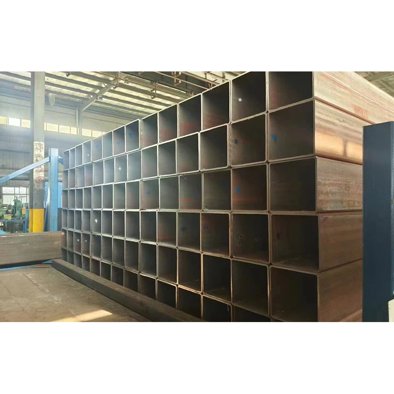 High quality Carbon steel square tube ASTM A36 Q195 Q235 Q345 SS400 Seamless steel Durable black hollow square tube cheap