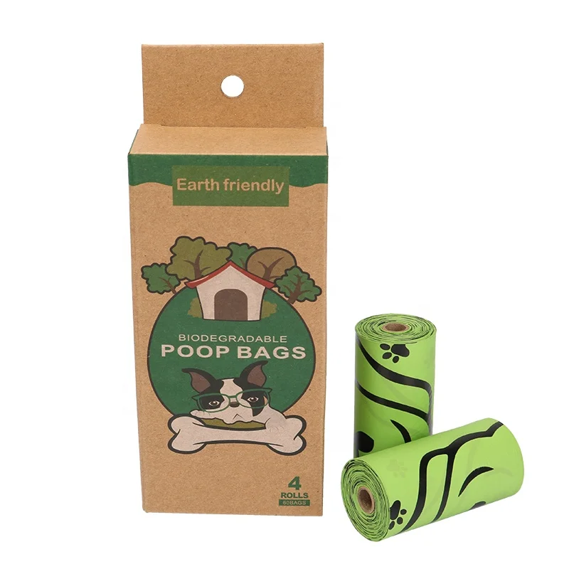 Manufacturer Custom Dog Poop Bag Disposable Shoveling Poop Bag EPI Biodegradable Large Capacity Poop Bag