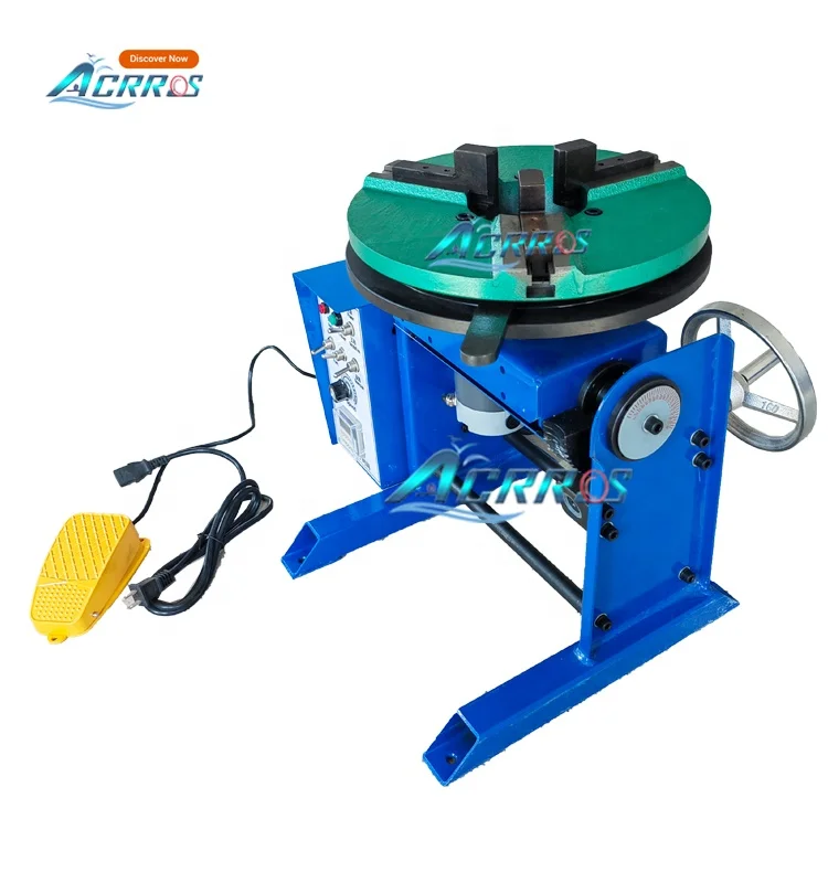 300kg Horizontal Revolving Pipe Tank Rotary Table Welding Positioner