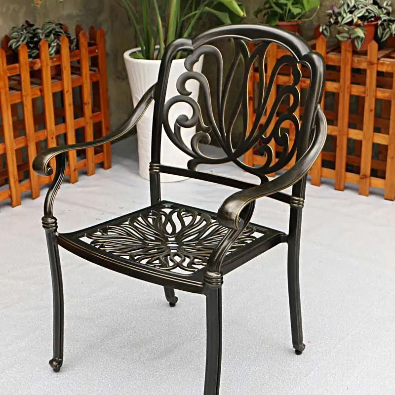 cast aluminum table and chairs  Outdoor Furniture Patio Garden Set