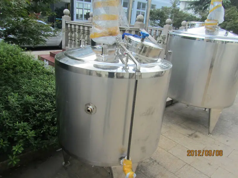 Ice cream plant use aging tank from 50L to 10000L