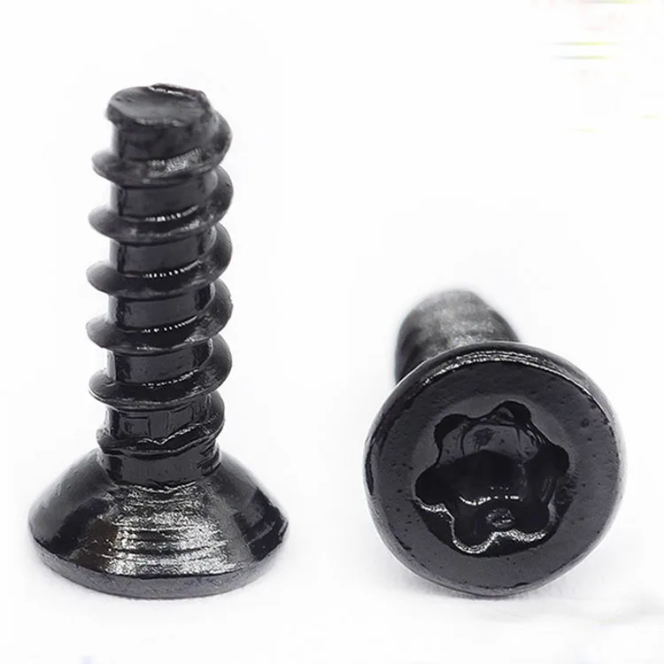  M1.2 M1.4 M1.6 M1.8 стальной черный оксид Звезда torx плоская головка резьба формирующий нарезной винт для