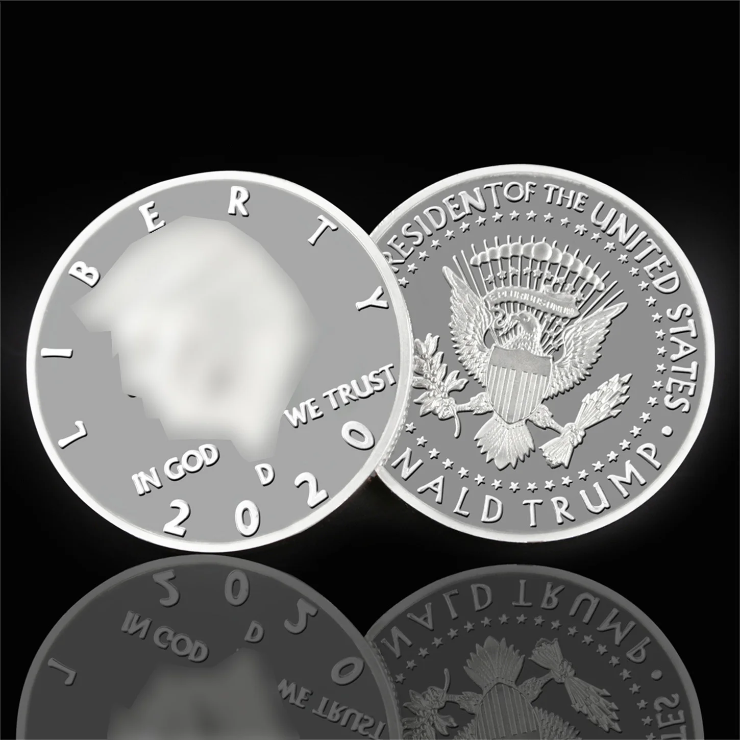 Free Design Stamping Dies 3d Zinc Alloy Challenge Coin Custom Engravable Metal Coins Double Commemorative Souvenir Coin