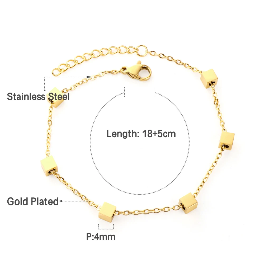 Charm Bracelets Bracelets or Bangles Type Brand Bracelet Stainless Steel Jewelry Main Material