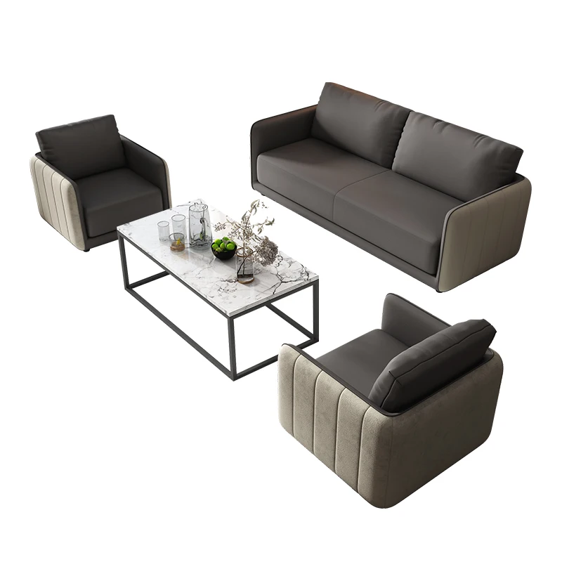 Офисная мебель, комната ожидания, современный кожаный диван, современный дизайн, ткань обивки для диванов и мебели