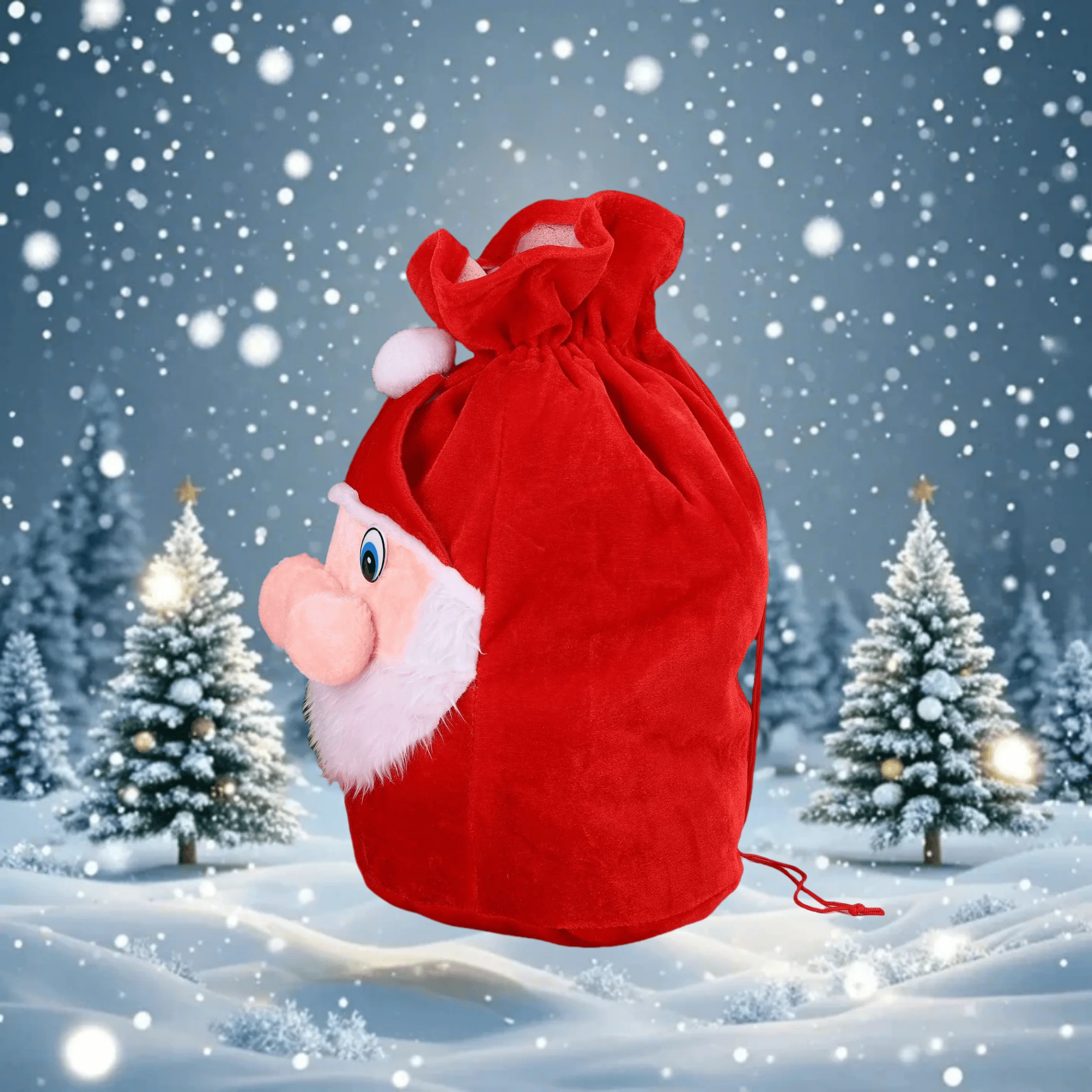 Products Manufacturers direct Christmas ornaments Snowman Santa Claus carry high-grade gift bags