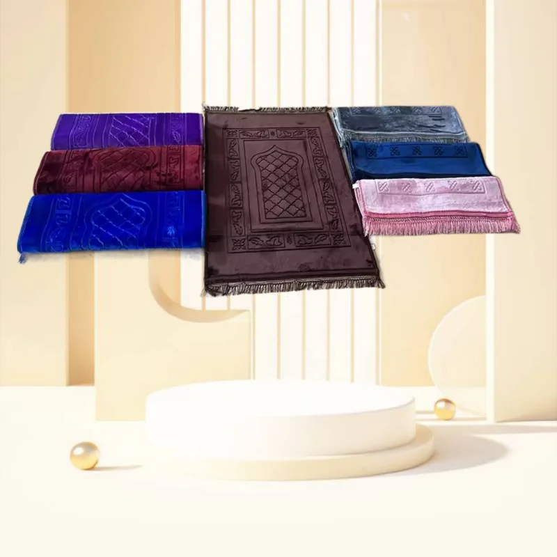 Prayer Rug Muslim Prayer Mat Islamic - Very Thick Prayer Rug Sajadah for Men Women