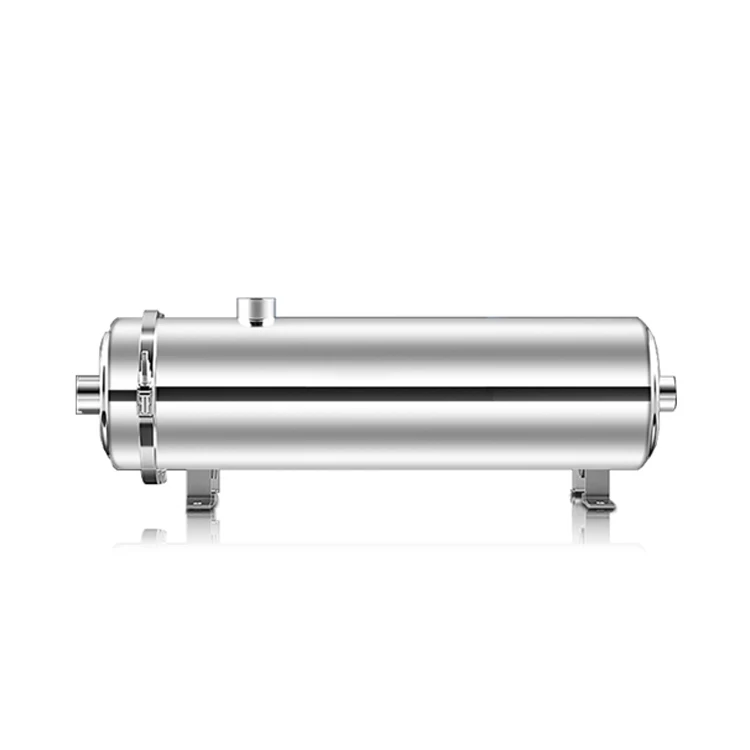 1000-20000L/H Domestic & Industrial use 304 SS housing water treatment washable PVDF membrane Stainless steel UF water filter