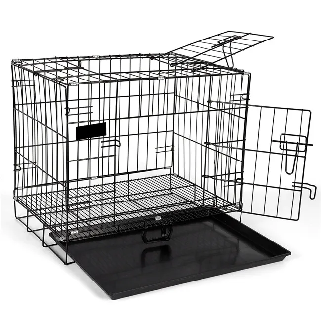Rushed M Dog Crate Stackable Dog Cage Blue Heavy Duty Carbon Steel Dog Crate For Sale Pet Cage