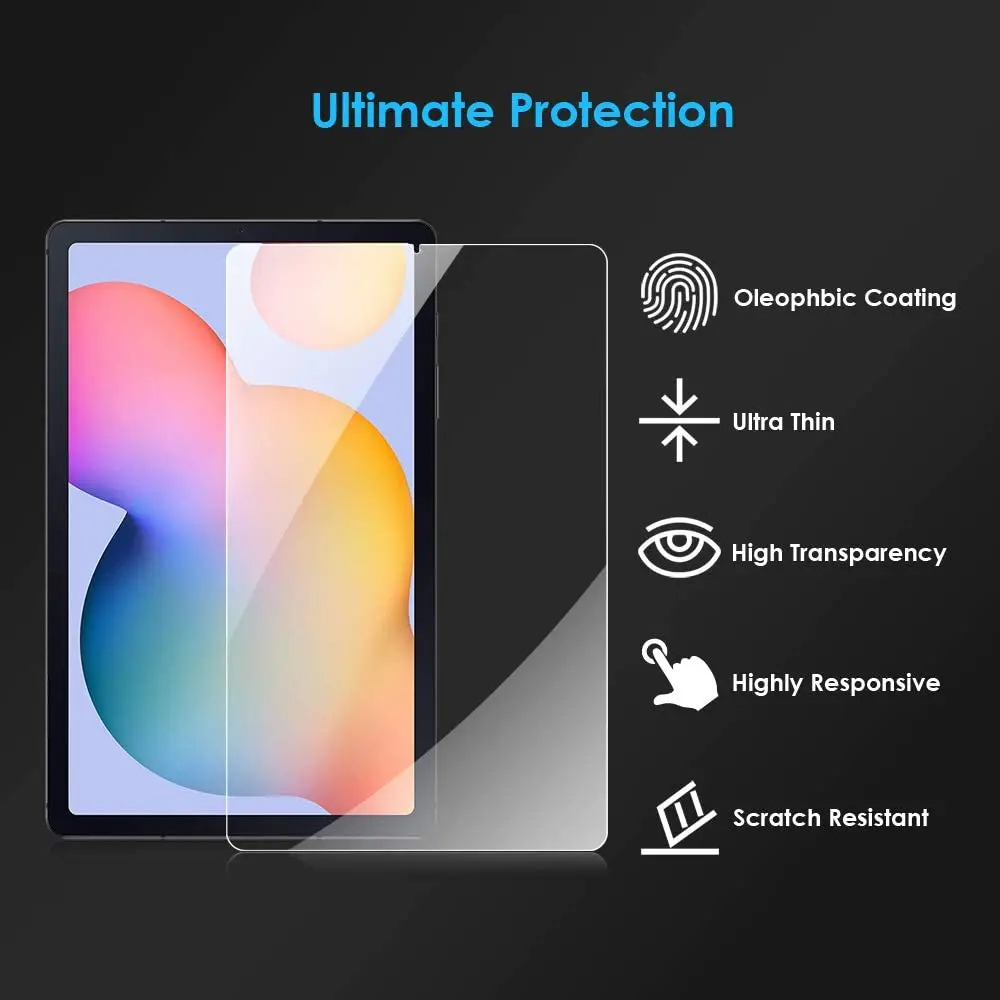 Screen Protector Anti-Scratch 9H Bubble Free Tablet Clear Tempered Glass For Samsung Galaxy Tab A7 Lite 8