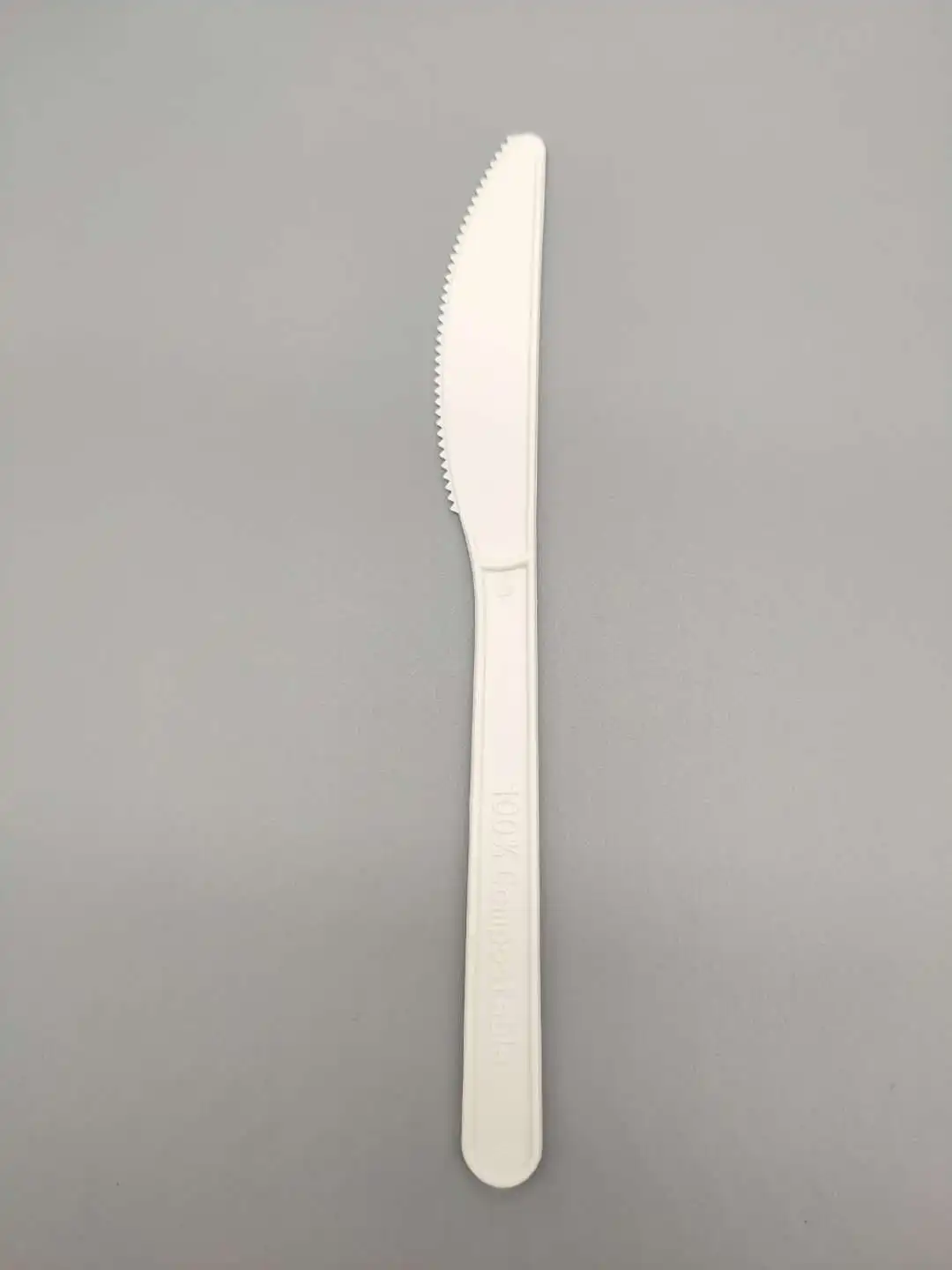 
Greenworks cPLA compostable utensils 7 inch Knife Bulk eco friendly restaurant knife sets for wedding 