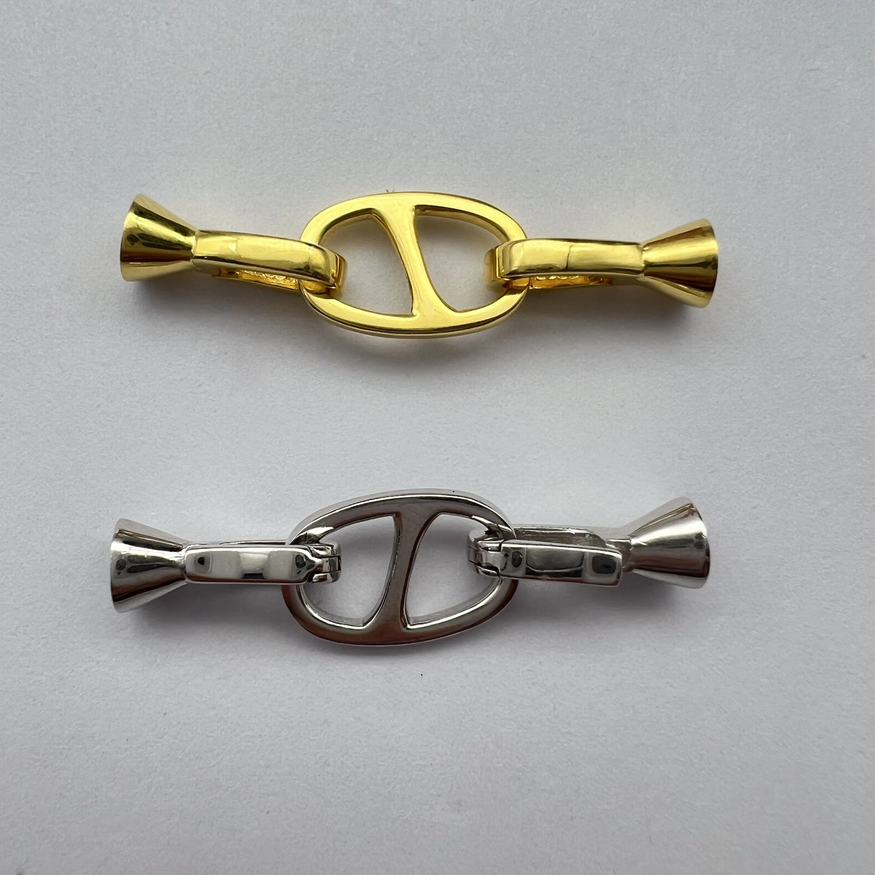 jewelry accessory fancy fashion 925 sterling silver 18k gold plated pearl claw  closure clasp buckle clasps for connector making