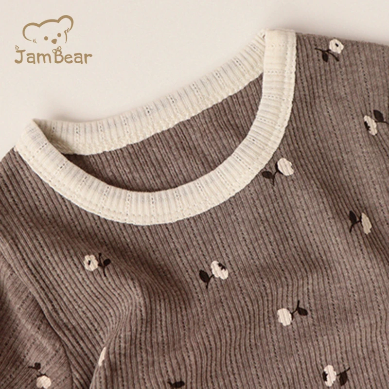  Jambear Органические Детские пробки для новорожденных пижама из органического хлопка комплект детской пижамы одежда малышей Детский костюм сна