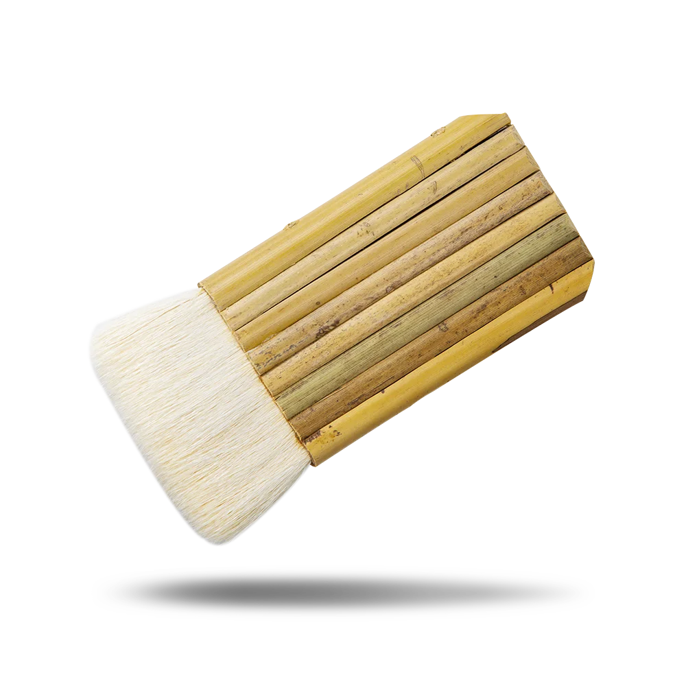 Wool Lacquer Natural Bamboo Handle Wall Chip Paint Brush