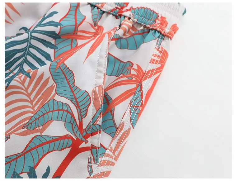 wholesale 100% polyester mesh sublimation Hawaiian breathable quick dry drawstring summer men swim shorts