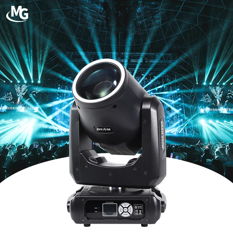 Double Prism Rainbow Effect Beam 250 Moving Head 250W Beam Moving Head Stage Disco Church Light