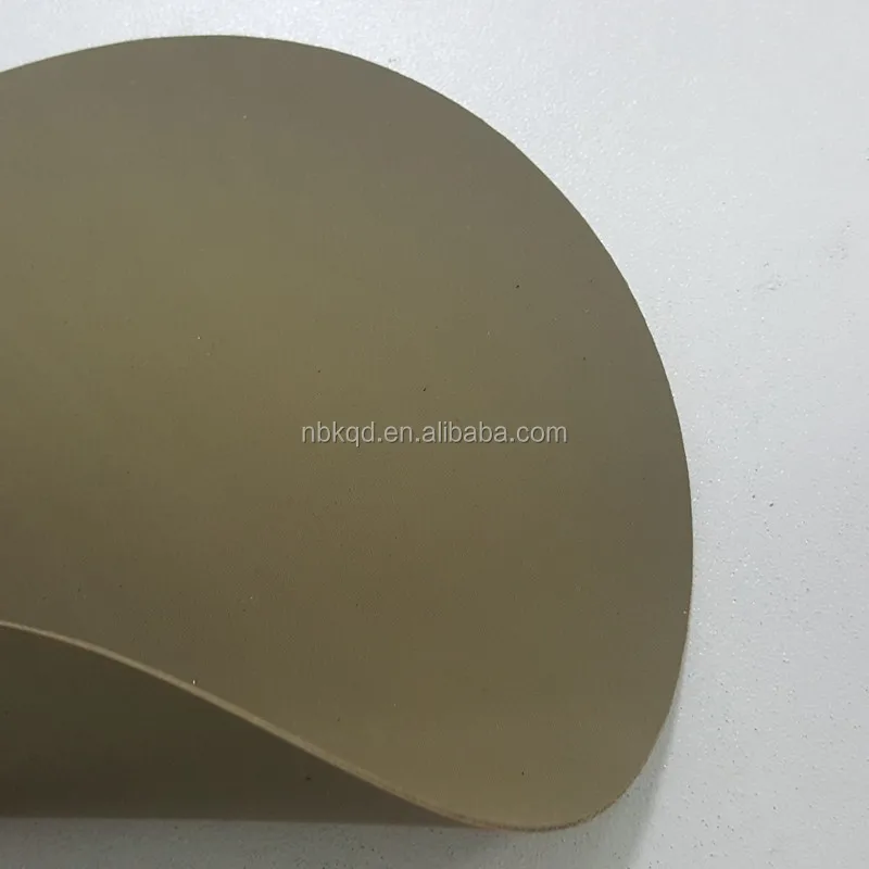 Coyote Brown 1.0mm Hypalon Coated Polyester Fabric/ Neoprene Rubber for Bag