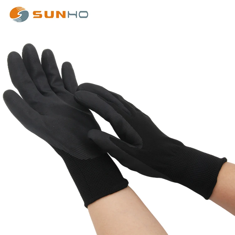 Sunnyhope изготовленным на заказ логосом вязаный 13 датчиков с подкладкой из полиэстера полностью ориентированной нитью покрытая Полиуретаном защитные