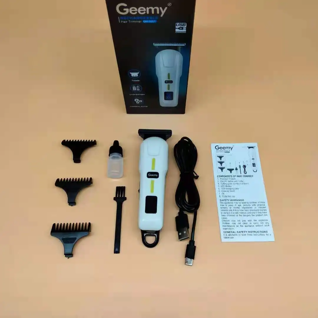 GEEMY GM6661 профессиональная перезаряжаемая машинка для