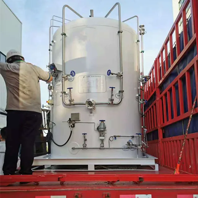 China Hot Sale 5000L 1.6MPa New Type Liquid Nitrogen Oxygen Micro Bulk Tank