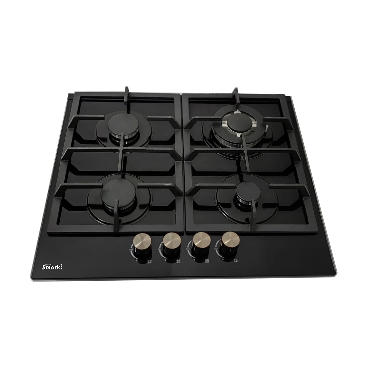 New design Temper Glass Gas Cooktop Cast Iron pan support grill Gas Stove built in Gas Hob SG45912