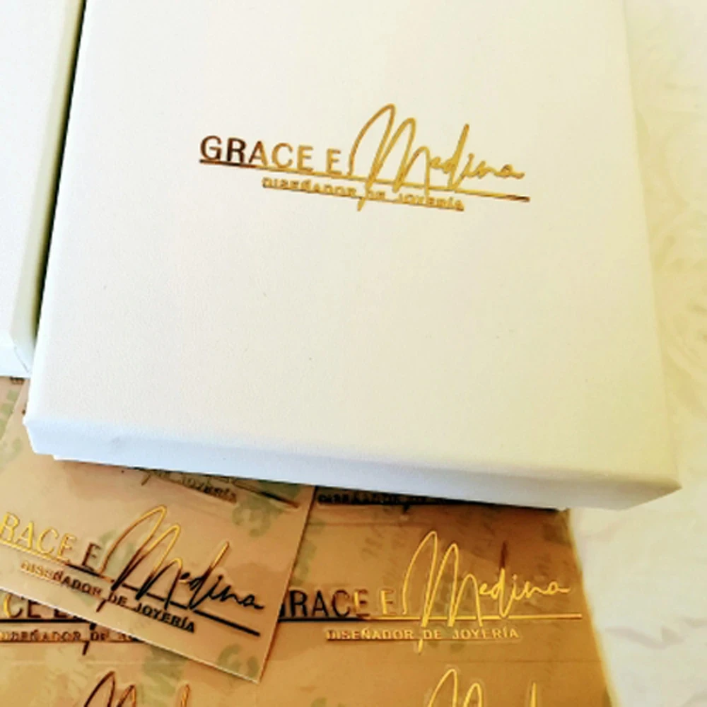 metal transfer sticker name paste 3D sticker can customize any text gold silver easy tear easy paste