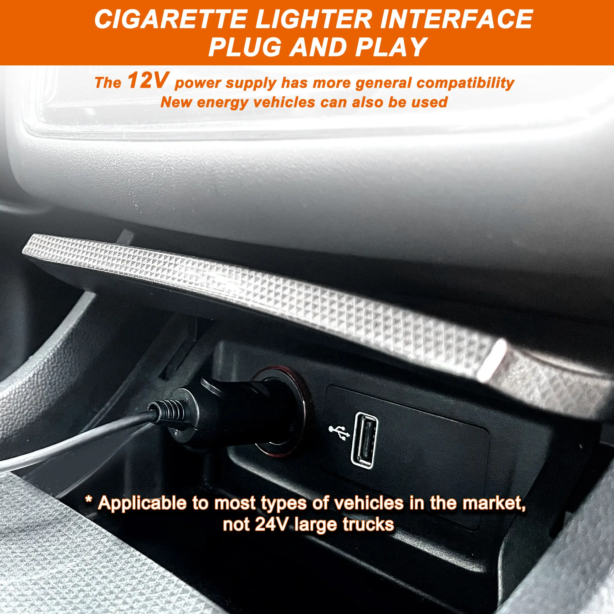 Portable Foldable Cigarette Lighter Powered Heated Car Seat Cushion for Cold Relief Fatigue Reduction