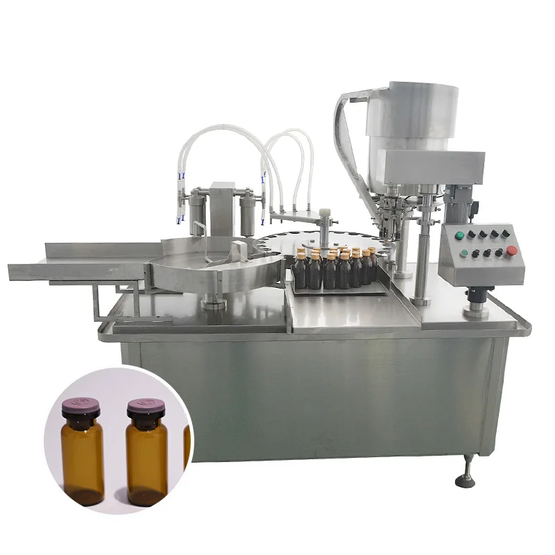 High Precision effective automatic pharmaceutical small scale bottling filling