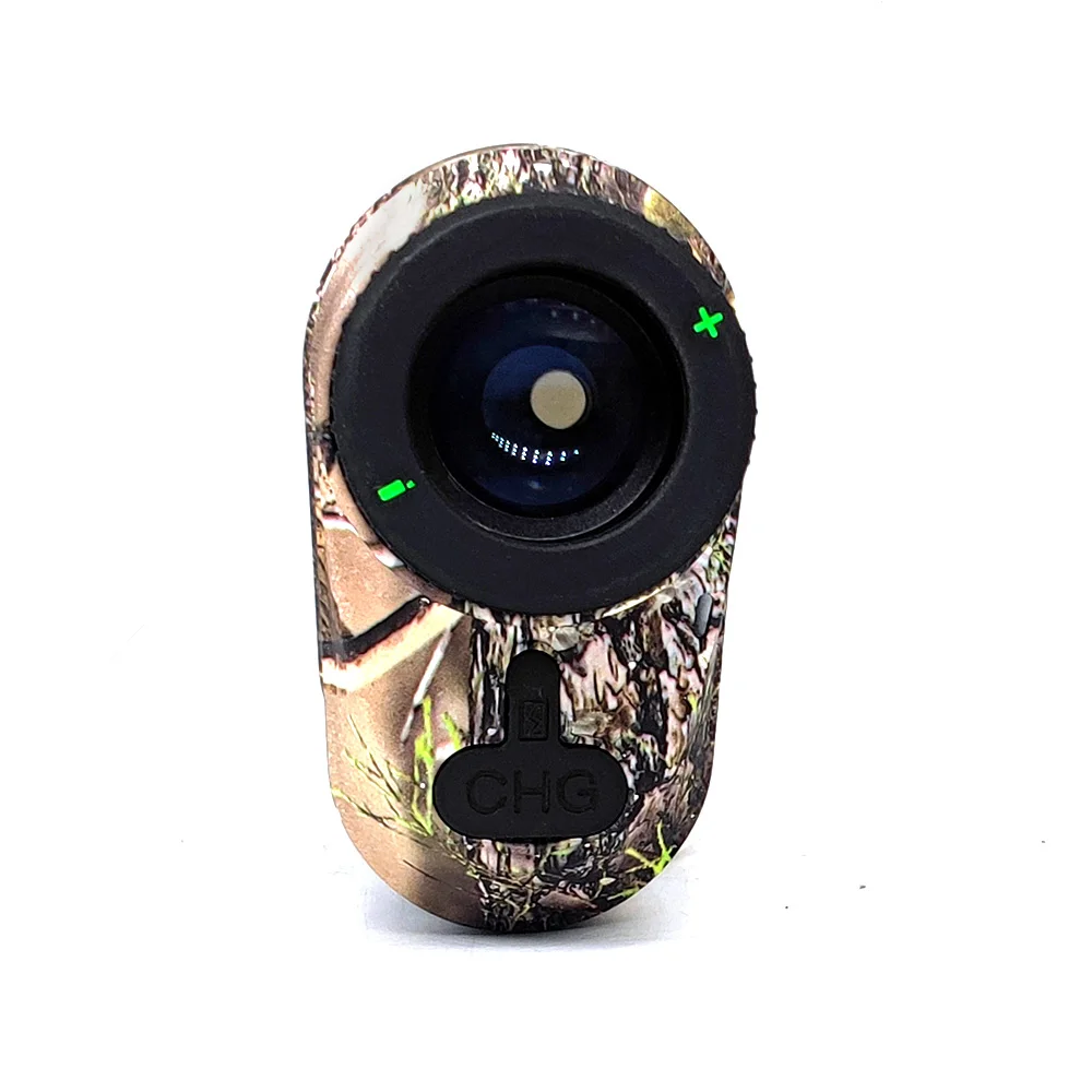 Camouflage Multifunctional Rechargeable Golf Laser Rangefinder with Flagpole Lock and Slope Compensation for Golf and Hunting