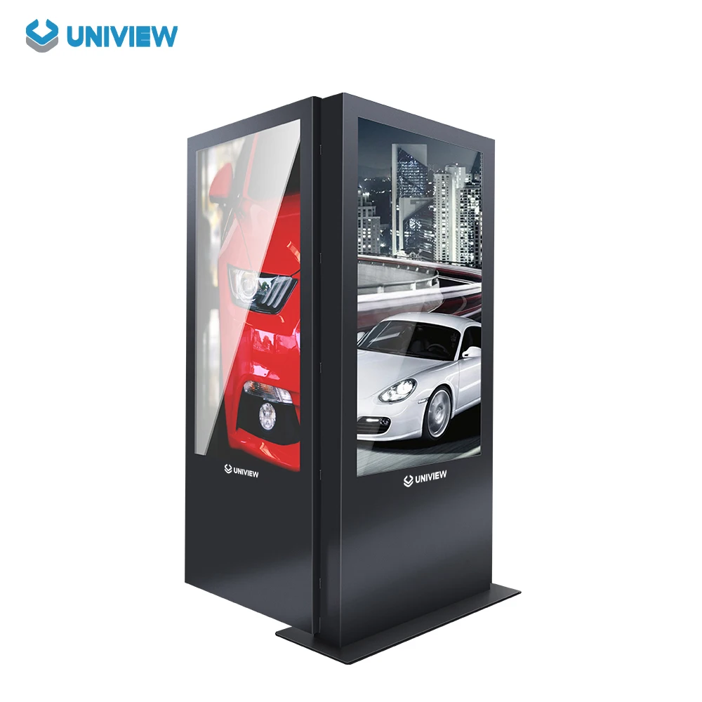 Indoor double sided modules large Advertising Players kiosk digital signage and displays panels touch screen display led